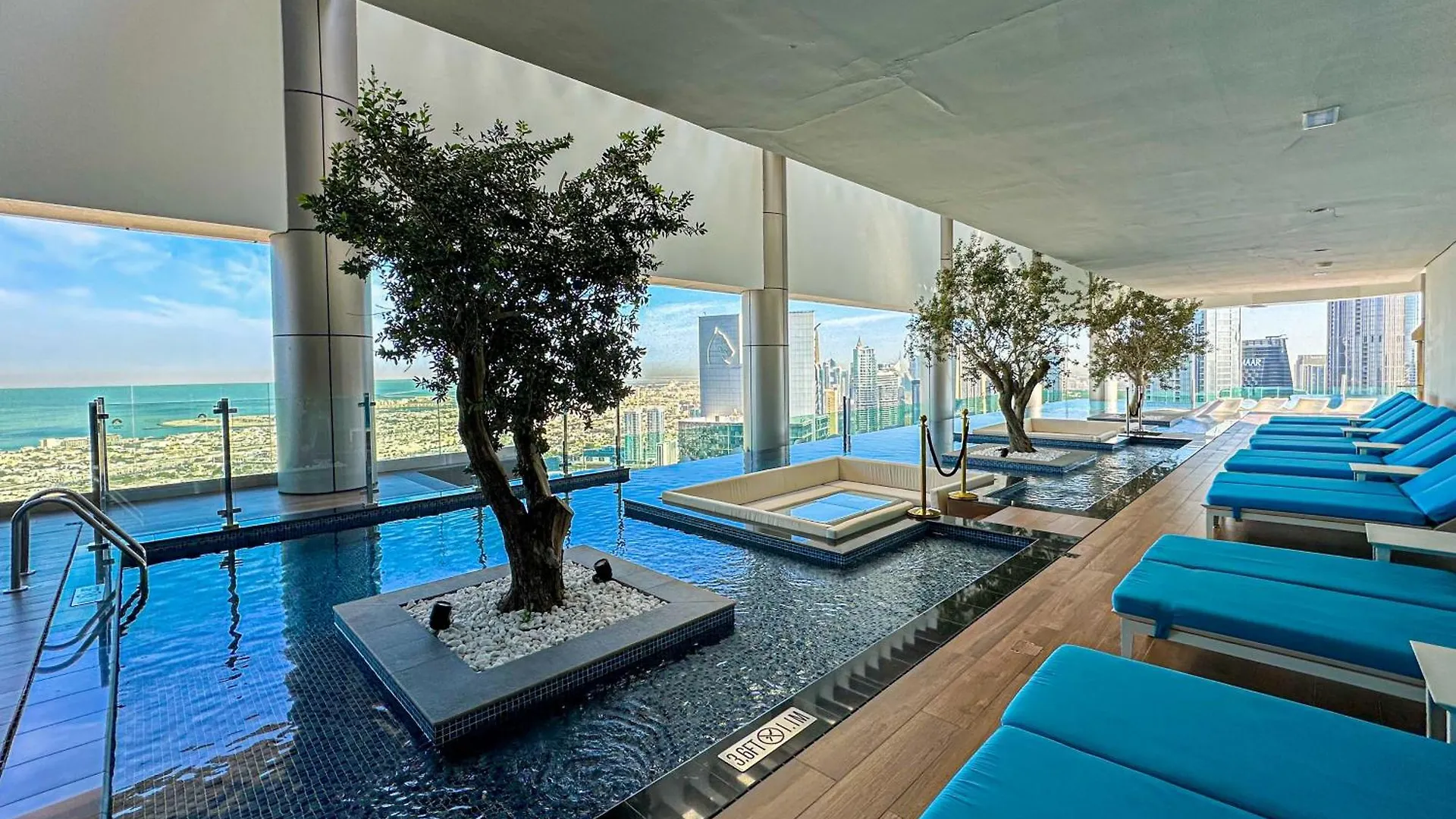 Cloud Nine Dubai Panorama & Rooftop Infinity Pool, 3Br Apartment In Paramount Hotel Midtown Zjednoczone Emiraty Arabskie