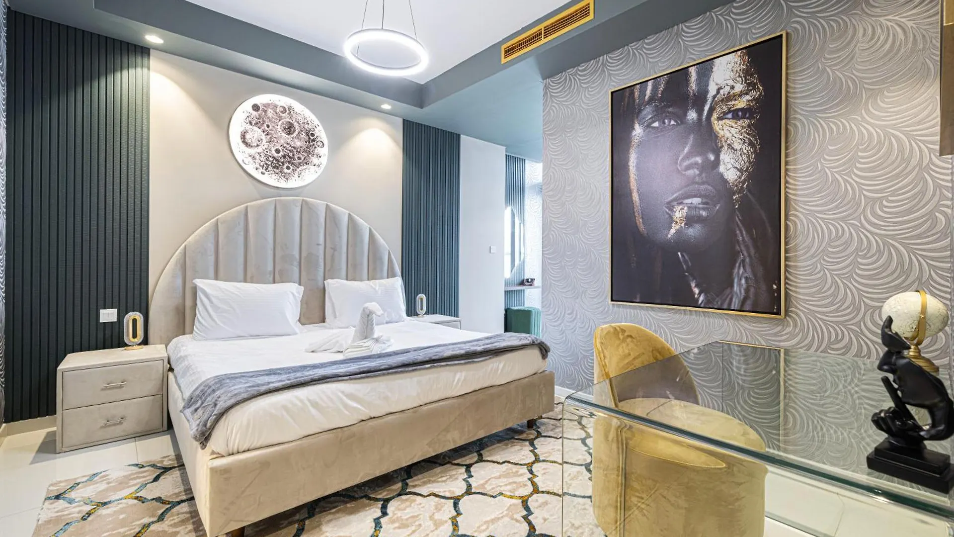 Cloud Nine Dubai Panorama & Rooftop Infinity Pool, 3Br Apartment In Paramount Hotel Midtown Zjednoczone Emiraty Arabskie