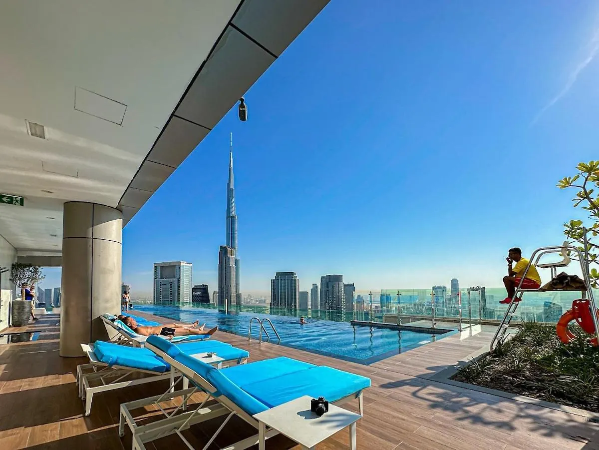 Cloud Nine Dubai Panorama & Rooftop Infinity Pool, 3Br Apartment In Paramount Hotel Midtown