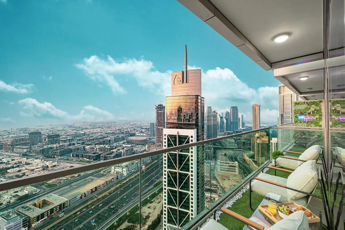 Cloud Nine Dubai Panorama & Rooftop Infinity Pool, 3Br Apartment In Paramount Hotel Midtown