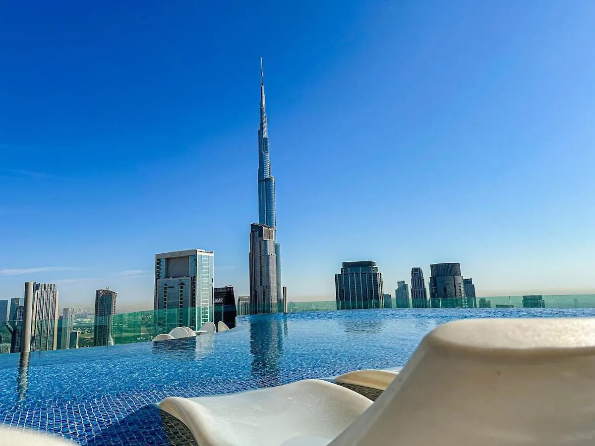 Cloud Nine Dubai Panorama & Rooftop Infinity Pool, 3Br Apartment In Paramount Hotel Midtown