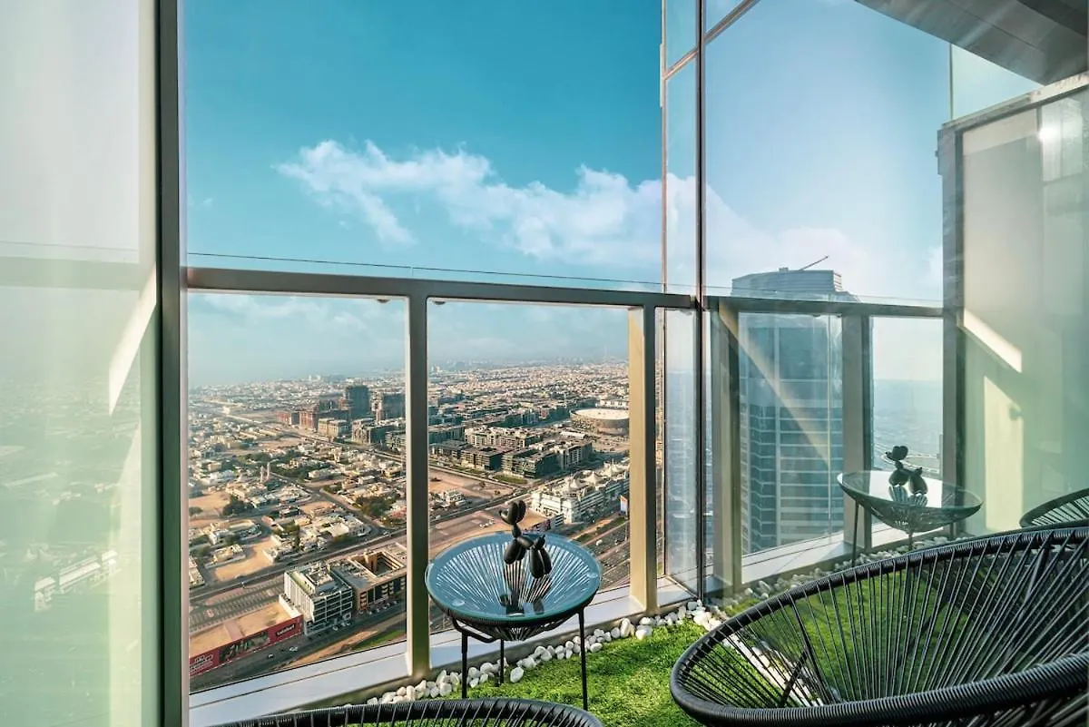 Cloud Nine Dubai Panorama & Rooftop Infinity Pool, 3Br Apartment In Paramount Hotel Midtown