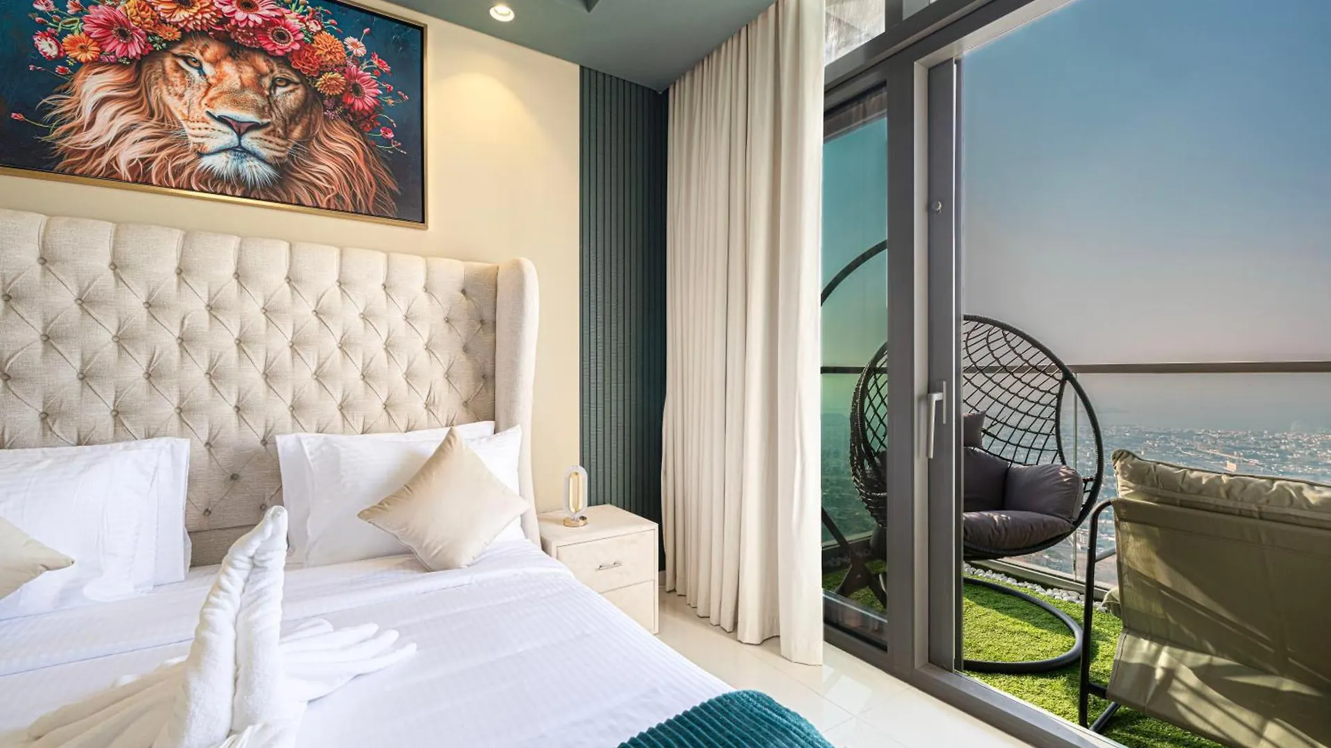 Cloud Nine Dubai Panorama & Rooftop Infinity Pool, 3Br Apartment In Paramount Hotel Midtown United Arab Emirates