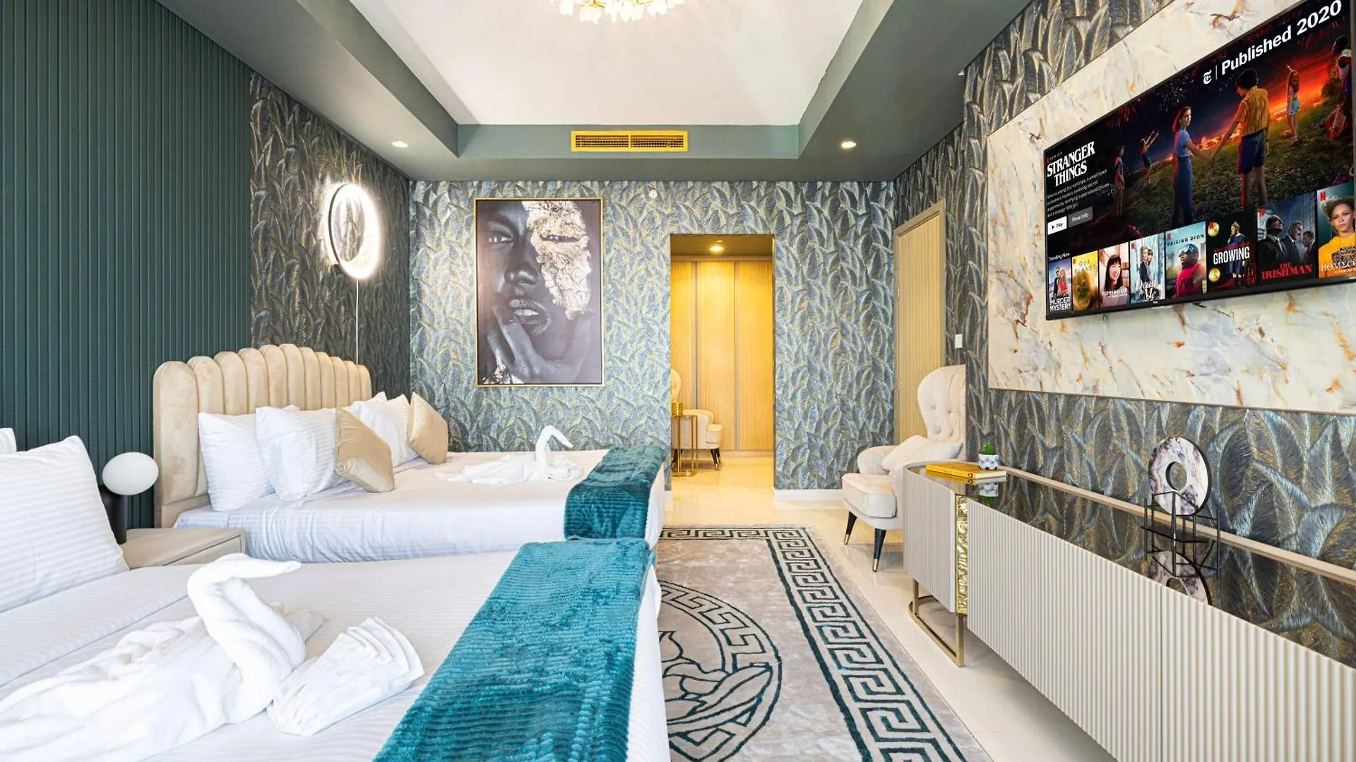 Cloud Nine Dubai Panorama & Rooftop Infinity Pool, 3Br Apartment In Paramount Hotel Midtown