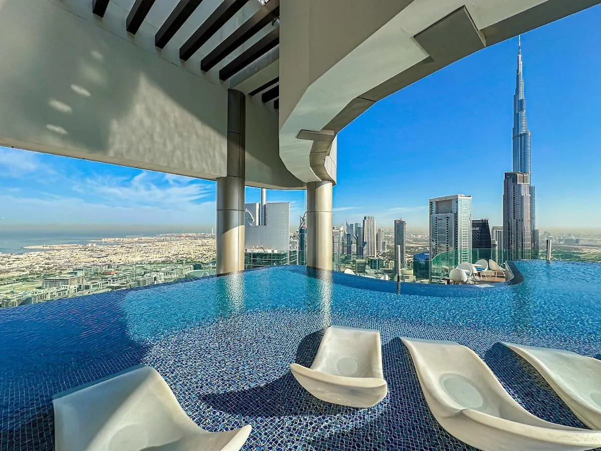 Cloud Nine Dubai Panorama & Rooftop Infinity Pool, 3Br Apartment In Paramount Hotel Midtown