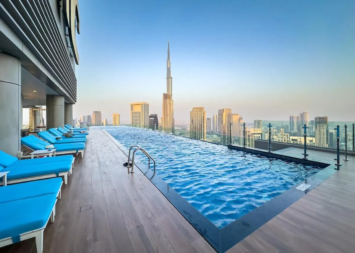 Cloud Nine Dubai Panorama & Rooftop Infinity Pool, 3Br Apartment In Paramount Hotel Midtown