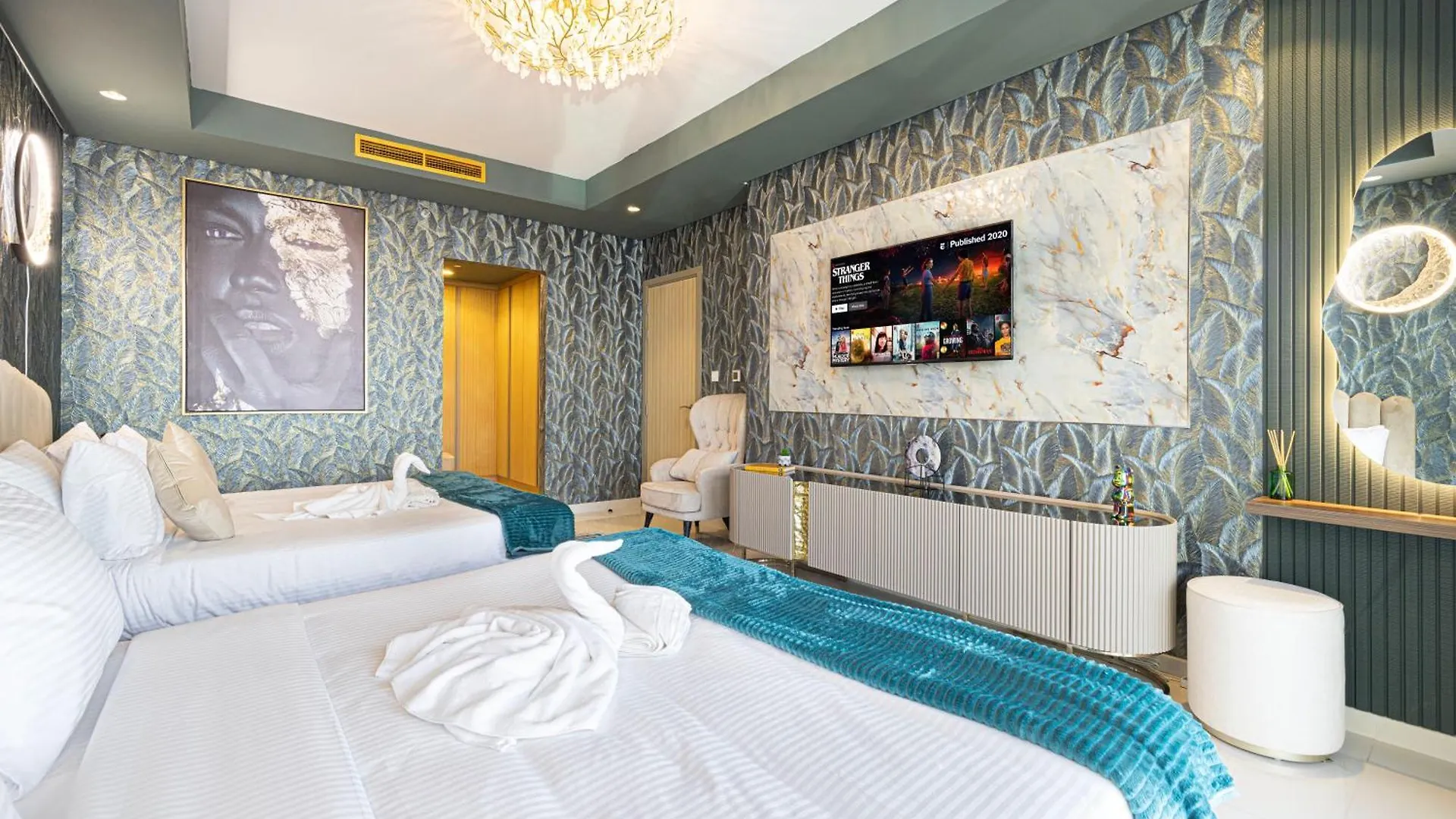 Cloud Nine Dubai Panorama & Rooftop Infinity Pool, 3Br Apartment In Paramount Hotel Midtown