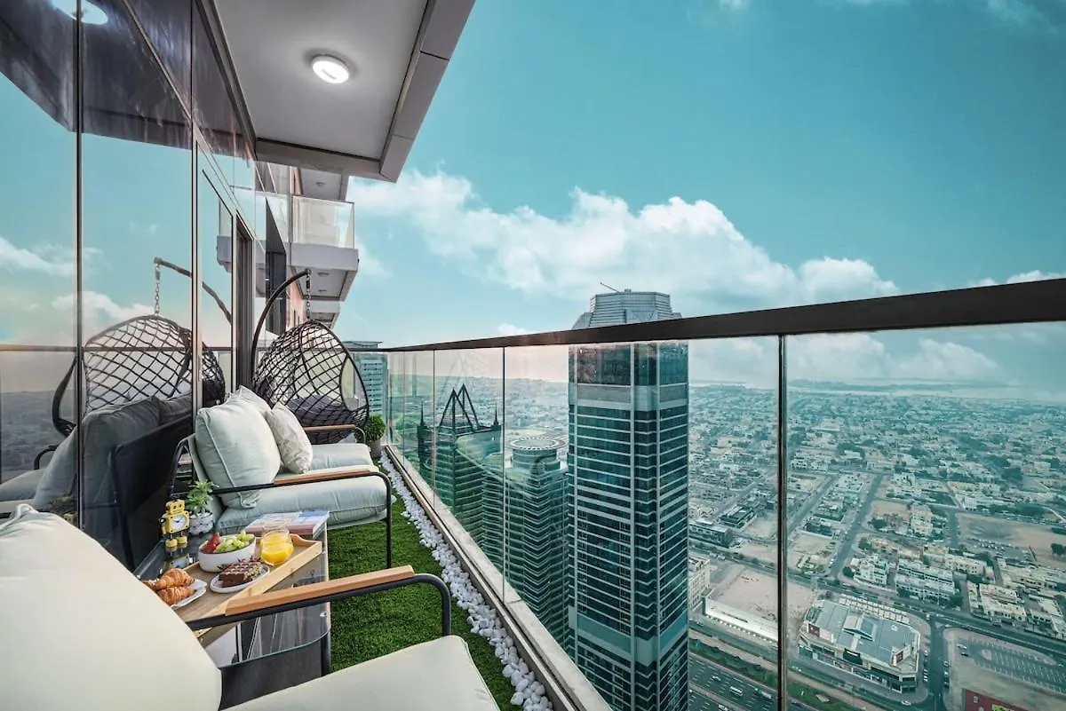 Cloud Nine Dubai Panorama & Rooftop Infinity Pool, 3Br Apartment In Paramount Hotel Midtown 0*,