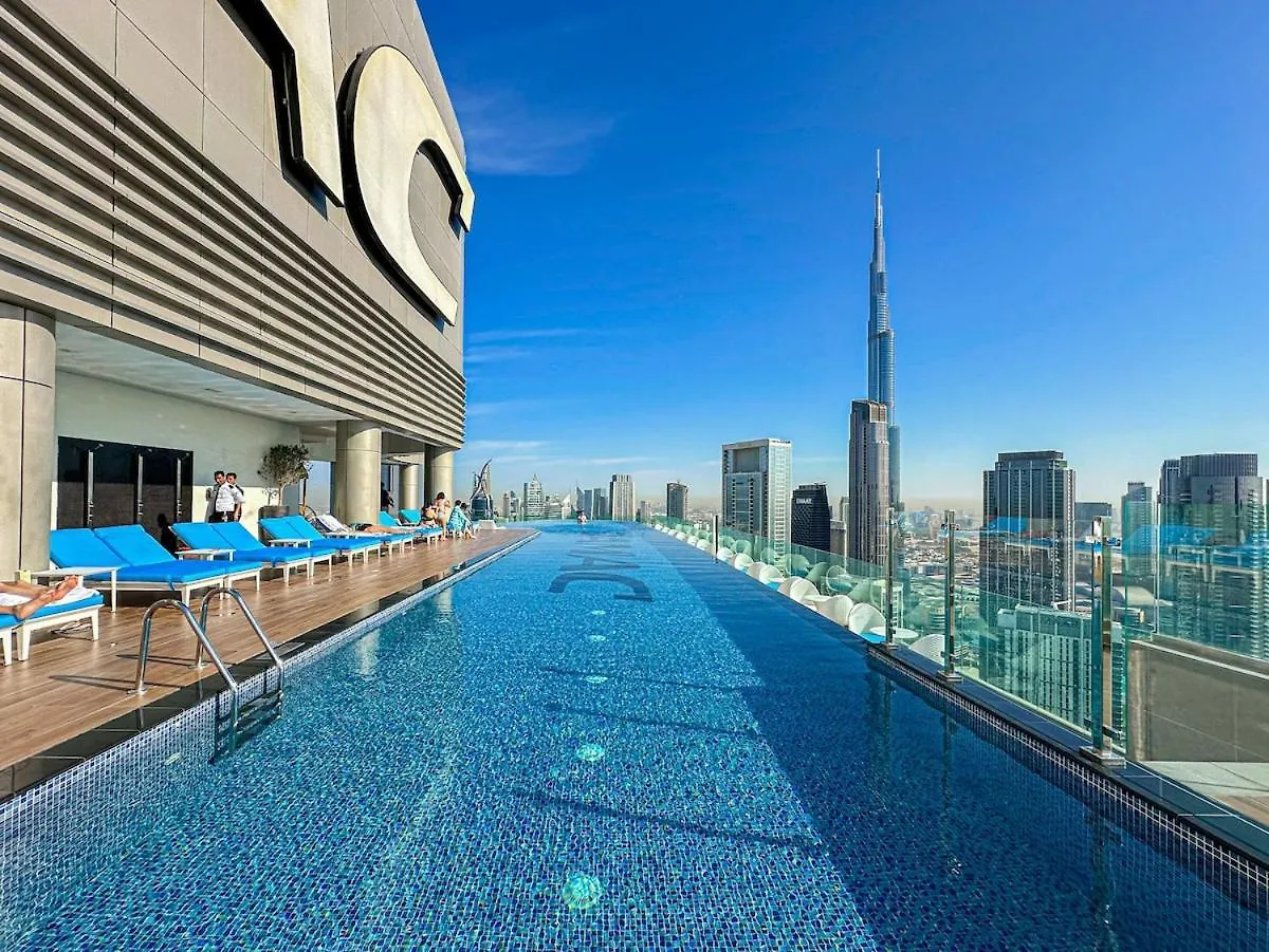 Cloud Nine Dubai Panorama & Rooftop Infinity Pool, 3Br Apartment In Paramount Hotel Midtown 0*,